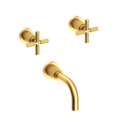 Newport Brass Kimbell Wall Mount Tub Filler in Satin Bronze