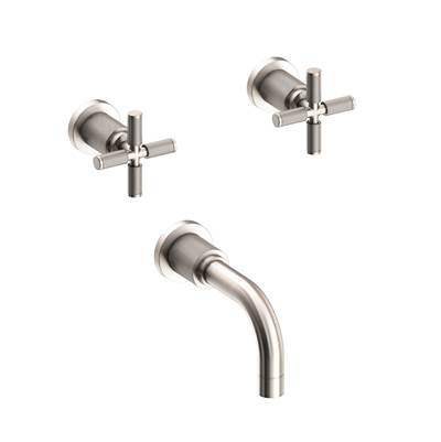 Newport Brass Kimbell Wall Mount Tub Filler in Satin Nickel