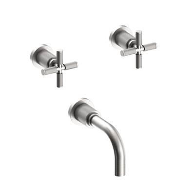 Newport Brass Kimbell Wall Mount Tub Filler in Stainless Steel
