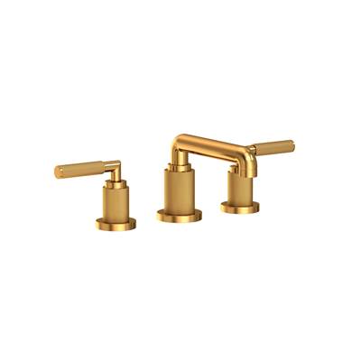 Newport Brass Kimbell Widespread Bathroom Sink Faucet - 1.2 GPM in Aged Brass