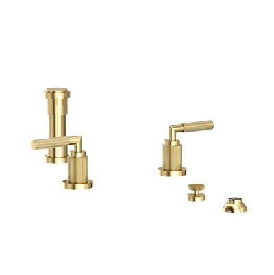 Newport Brass Kimbell Bidet Set in Forever Brass PVD