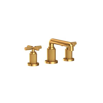 Newport Brass Kimbell Widespread Bathroom Sink Faucet - 1.2 GPM in Aged Brass
