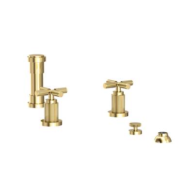 Newport Brass Kimbell Bidet Set in Forever Brass PVD