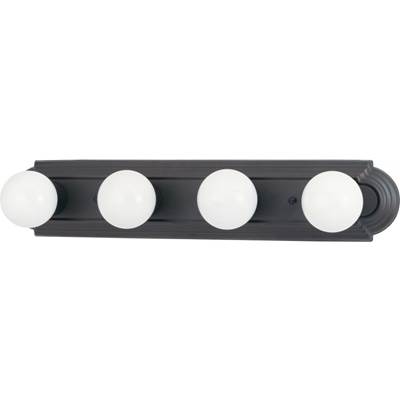 Nuvo Racetrack Linear Vanity Light - 4-Light - 24"