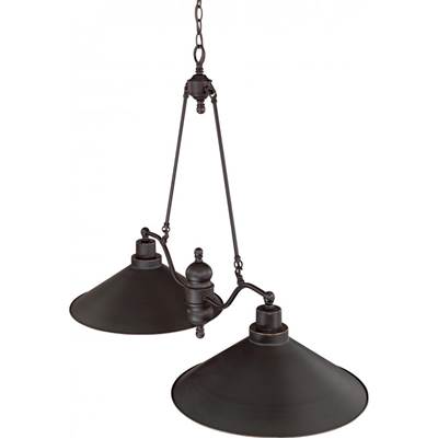 Nuvo Bridgeview 2-Light Linear Chandelier