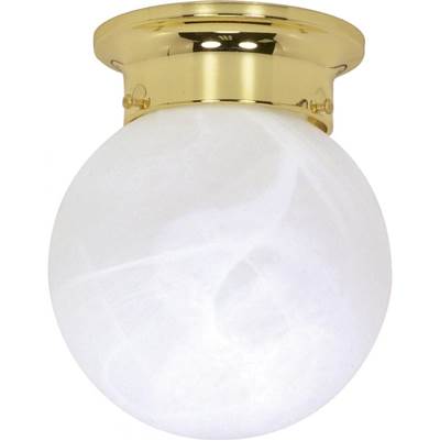 Nuvo 1 Light 6" Ball Flush Mount Light