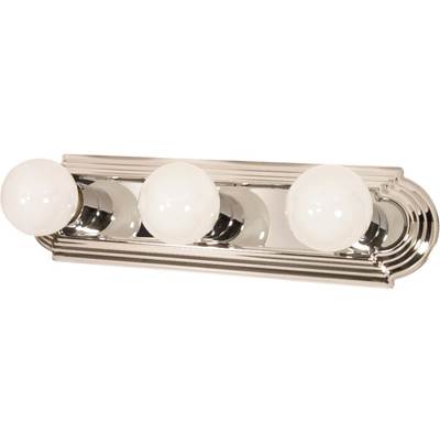 Nuvo Racetrack Linear Vanity Light - 3-Light - 18"