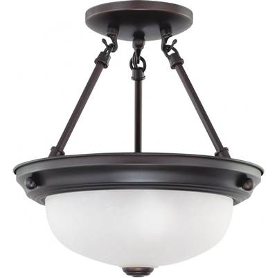 Nuvo 2 Light 11" Semi Flush