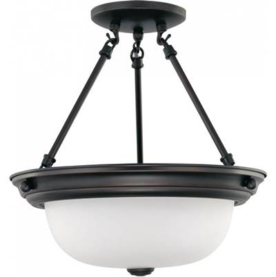 Nuvo 2 Light 13" Semi Flush
