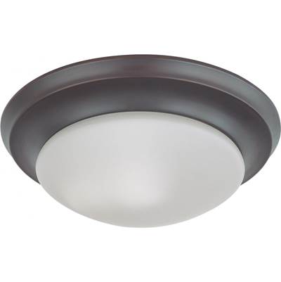 Nuvo 1-Light Twist Lock Flush Mount - 12 in