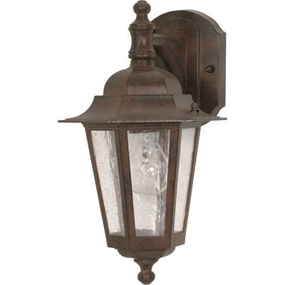 Nuvo Cornerstone 1-Light Arm Down Outdoor Wall Lantern