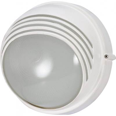 Nuvo 1-Light Outdoor Bulk Head Fixture - 10" Round Hood