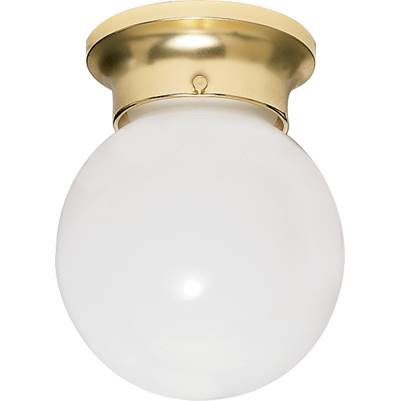 Nuvo 6" Ball Flush Mount Light - 1-Light