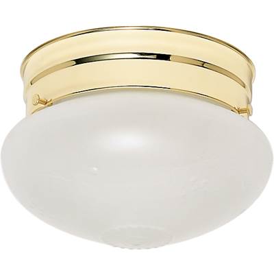 Nuvo Small Mushroom Flush Mount Light - 1-Light