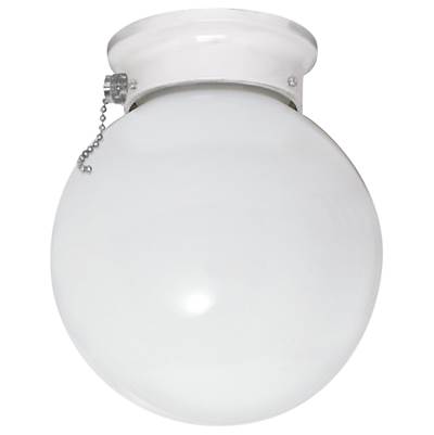 Nuvo 1-Light Ball 6" Flush Mount Light