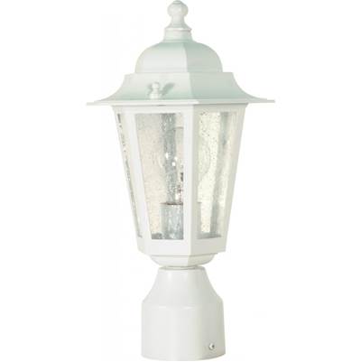 Nuvo Cornerstone Post Lantern - 1-Light