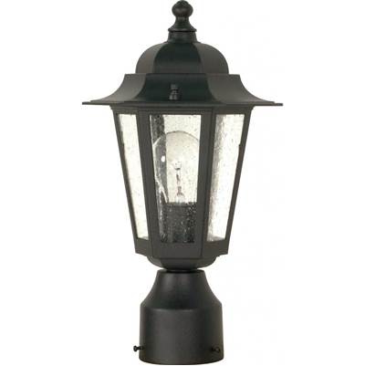 Nuvo Cornerstone Post Lantern - 1-Light