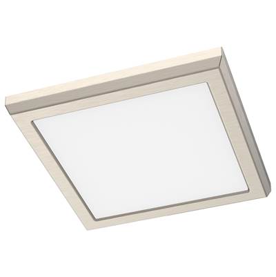 Nuvo Blink LED Square - 10W - 7" in Brushed Nickel