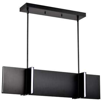 Nuvo Blaine 38-Inch Island Pendant in Matte Black