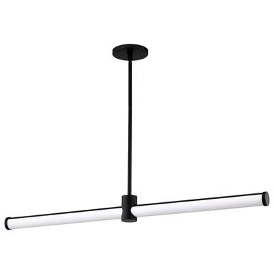 Nuvo Bowman 36-Inch Island Pendant in Matte Black