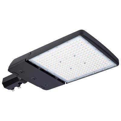 Nuvo LED Area Light - 150/120/100W - 3K/4K/5K CCT - Selectable Beam Angle - 277-480V in Bronze