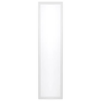 Nuvo 1X4 LED Backlit Flat Panel - Emergency Module in Aluminum