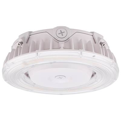 Nuvo 40W LED Canopy Ceiling Fixture - Sensor Port - Aluminum