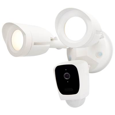Nuvo Bullet Security Light with Camera in White