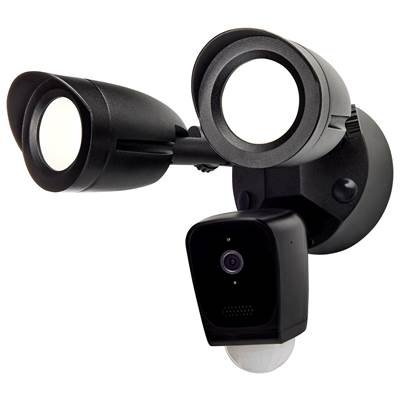 Nuvo Bullet Security Light with Camera in Black
