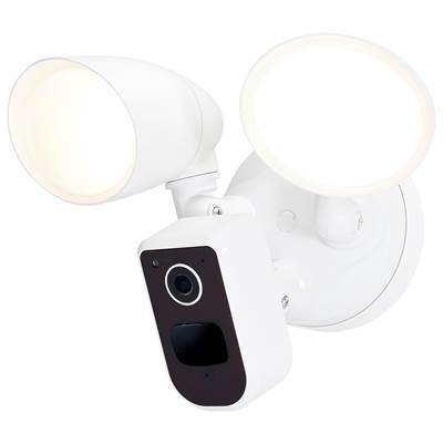 Nuvo Bullet SMART Security Light with Camera - 20 Watt - 3K/4K/5K CCT in White