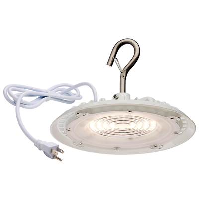 Nuvo Hi-Pro 60W Shop Light - 8'' Diameter - 3000K in White