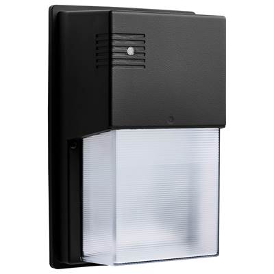 Nuvo Entryway Wall Pack LED - 10/15/20W Selectable - 30K/40K/50K CCT Selectable in Black