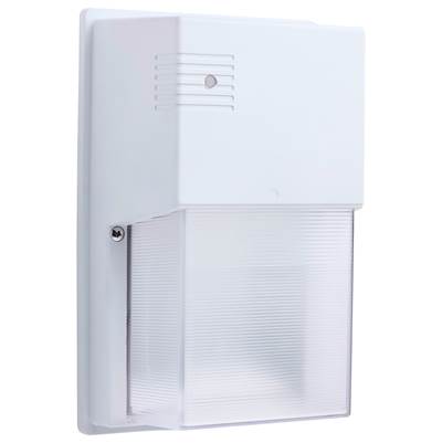 Nuvo Entryway Wall Pack LED - 10/15/20W Selectable - 30K/40K/50K CCT Selectable in White