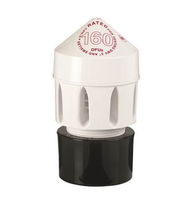 Oatey Sure-Vent® Air Admittance Valve - 2-3" ABS Connection - 160 Branch/72 Stack DFU