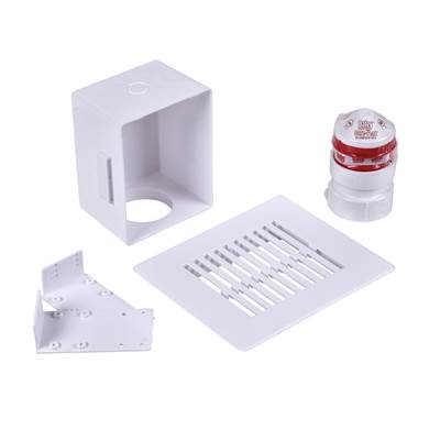 Oatey Sure-Vent® Wall Box Kit - 160 Branch/24 Stack DFU with PVC Adapter