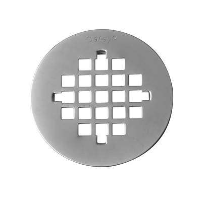 Oatey 4-1/4" Round Snap-Tite Strainer in Brushed Nickel