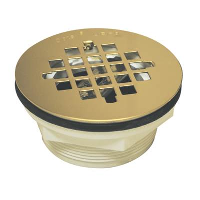 Oatey 101 PNC Plastic No-Calk Shower Drain - Lead Strainer