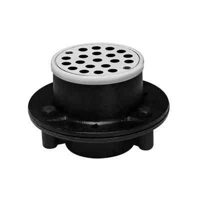 Oatey 151 Cast Iron and Plastic Two-Part Shower Drain - 2 in.