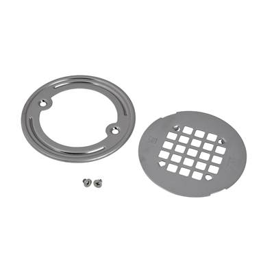 Oatey Round Strainer - Snap Mount in Polished Stainless Steel