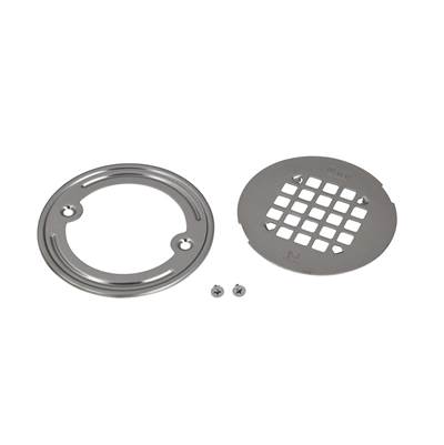 Oatey Round Strainer - Snap Mount in Brushed Nickel