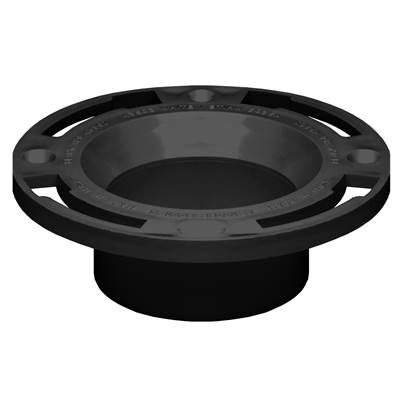 Oatey Level-Fit Long Pattern Closet Flange - 3-4" - ABS - Without Cap