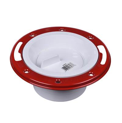 Oatey Level Fit Long Pattern Closet Flange - 3-4" PVC - With Cap