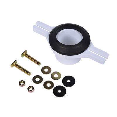 Oatey Horizontal Adjustable Urinal Flange - 2" PVC - Spigot