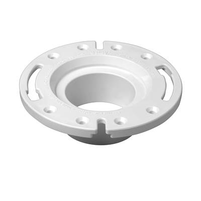 Oatey Spigot Fit Closet Flange - 3" Spigot Hub PVC - Open - Plastic Ring