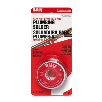 Oatey Safe-Flo® Lead Free Wire Solder - 0.25 lb