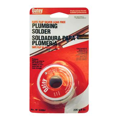 Oatey Safe-Flo® Lead Free Wire Solder - 0.5 lb
