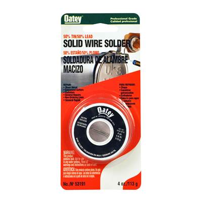 Oatey Wire Solder - 0.25 lb - 50/50