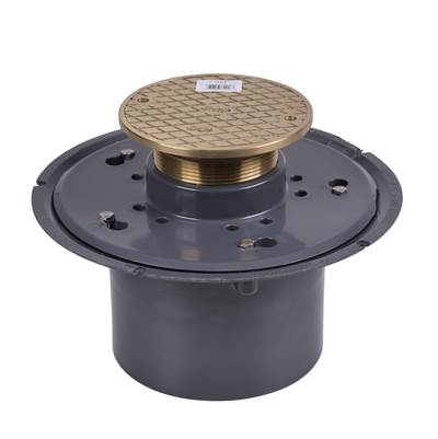 Oatey Cleanout - 6" - 6" Cover in Brass