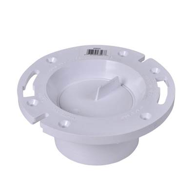 Oatey Level Fit Long Pattern Closet Flange - 3-4" ABS - Open