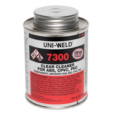 Oatey 7300 Series All Purpose Clear Cleaner - 1/4 Pint